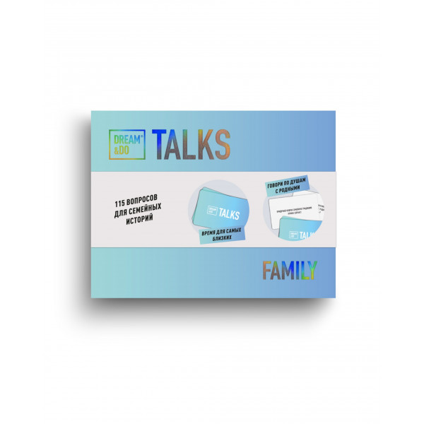 Настільна гра-розмова "Dream&Do Talks - Family", фото 1, цена 400 грн